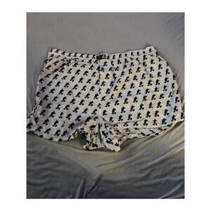 Disney Parks Mickey Mouse Pajama Shorts - XXL 100% Cotton All-Over Print - New